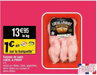 Cora x Carrefour Lapin offre