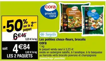 Cora x Carrefour Légumes cora offre