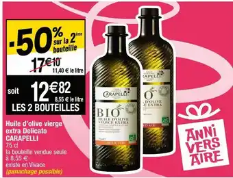 Huile d'olive extra vierge carapelli