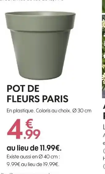 Truffaut Pot de fleurs paris offre
