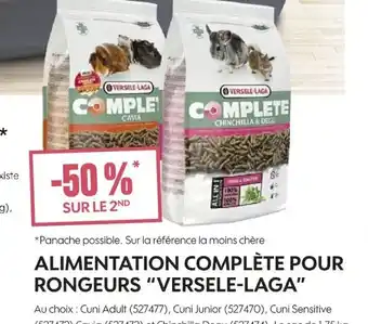 Truffaut Alimentation Complète Pour Rongeurs "Verselle-Laga" offre