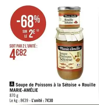Soupe De Poissons A La Sètoise + Rouille Marie-Amèlie