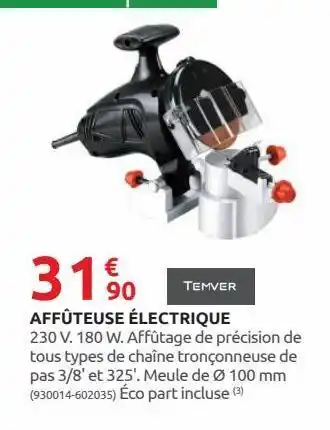 Rural Master Affuteuse electrique offre