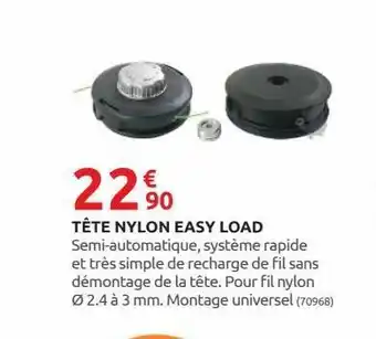 Rural Master Tete nylon easy load offre