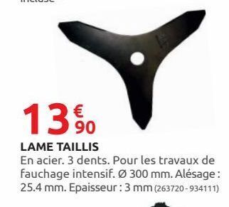Rural Master Lame taillis offre