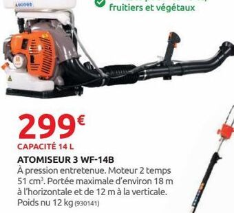 Rural Master Atomiseur 3 wf-14b offre