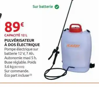Rural Master Pulvérisateur a dos electrique offre