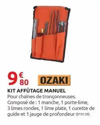Rural Master Kit affutage manuel offre