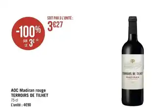 AOC Madiran Rouge Terroirs De Tilhet