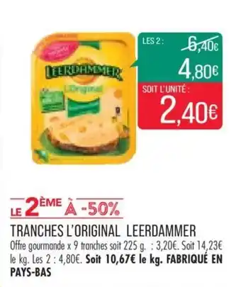 Match Tranches L'Original Leerdammer offre