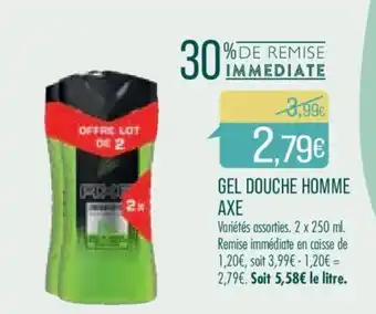 Match Gel Douche Homme Axe offre
