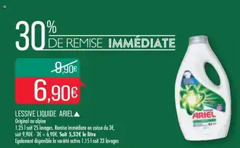 Match Lessive Liquide Ariel offre