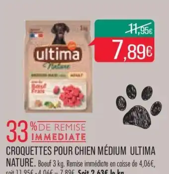 Match Croquettes Pour Chien Médium Ultima Nature offre