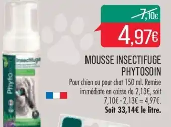 Match Mousse Insectifuge Phytosoin offre