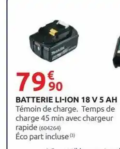 Rural Master Batterie li-ion 18 v 5 ah offre