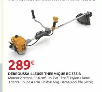 Rural Master Débroussailleuse thermique bc 535 b offre