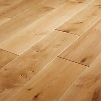 Parquet massif Ă coller en chĂȘne goodhome visby finition huilĂ©e coloris naturel l.12 x Ă©p.1,5 cm