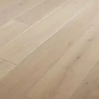 Castorama Parquet contrecollé clipsable en chêne goodhome hotham finition huilée coloris blanchi l.13 x ép.1,4 cm offre