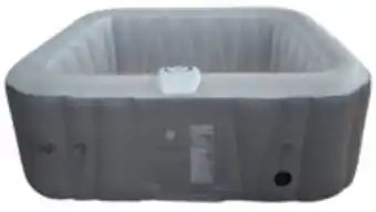 E.Leclerc Brico Spa gonflable 4 places carré - avec bandeau led offre