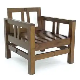 Pier Import Fauteuil hévéa 76x80x80cm tessa offre