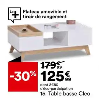 BUT Table basse cleo offre