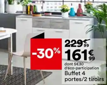 BUT Buffet 4 portes/2 tiroirs offre