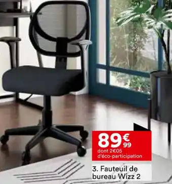BUT Fauteuil de bureau wizz 2 offre