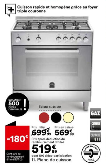 BUT Piano de cuisson offre