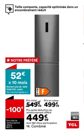 BUT Combiné offre