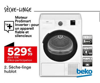 Sèche-linge hublot