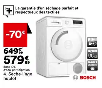 BUT Sèche-linge hublot offre