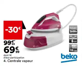 BUT Centrale vapeur offre