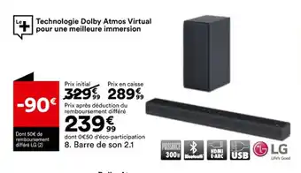 BUT Barre de son 2.1 offre