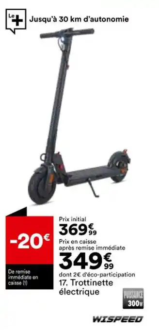 BUT Trottinette électrique offre