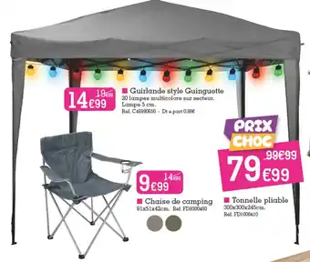 Kandy Tonnelle pliable offre