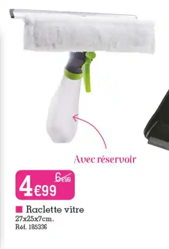 Raclette vitre
