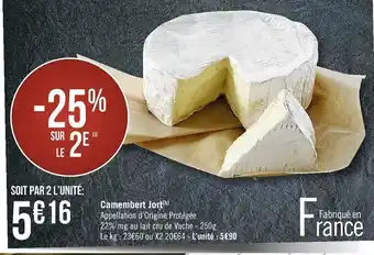Casino Supermarchés Camembert jort offre