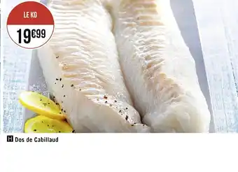 Dos de cabillaud