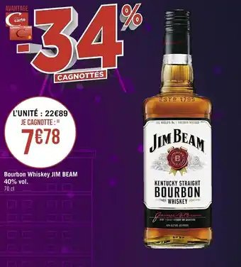 Bourbon whiskey JIM BEAM 40% vol.