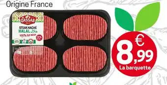 marché frais Géant Steak haché halal al qassab offre