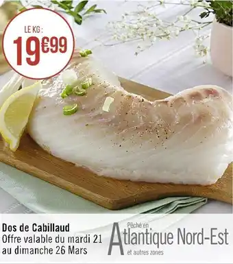 Dos de cabillaud