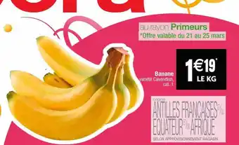 Cora x Carrefour Banane offre