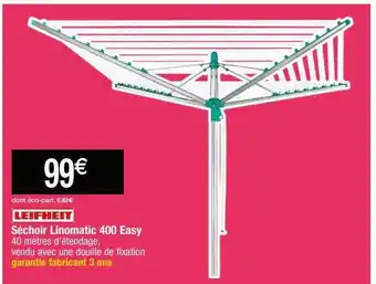 Cora x Carrefour Séchoir linomatic 400 easy leifheit offre