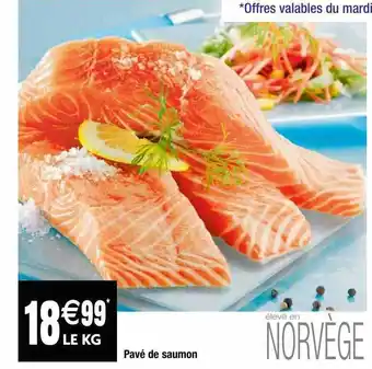 Cora x Carrefour Pavé de saumon offre