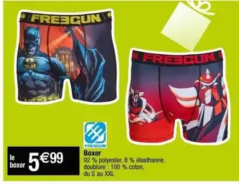 Cora x Carrefour Boxer freegun offre