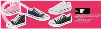 Cora x Carrefour Derby toile femme, homme ou enfant offre