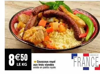 Cora x Carrefour Couscous royal aux trois viandes offre