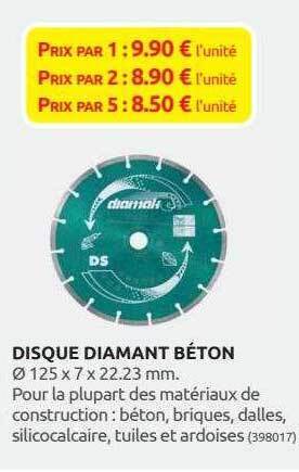 Disque diamant béton