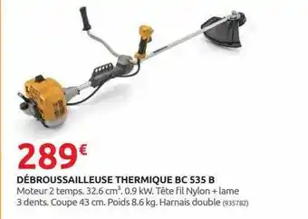 Rural Master Débroussailleuse thermique bc 535 b offre