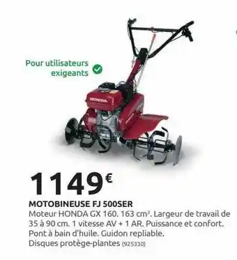 Motobineuse fj 500ser